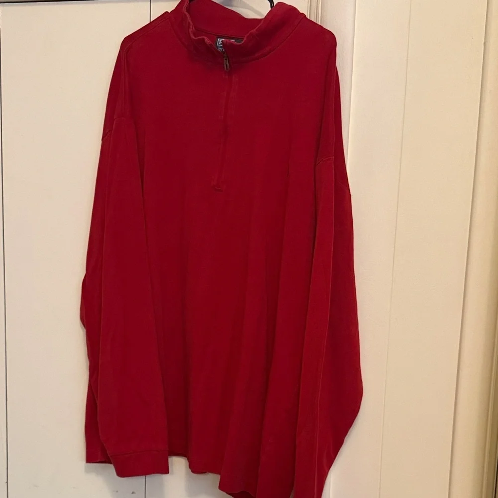 Polo Ralph Lauren Red Quarter Zip Pullover 3XLT
